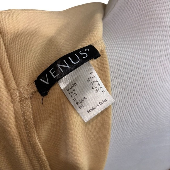 VENUS Women's M Medium Bodycon Mini Dress Flutter Sleeves Mock Neck Long Sleeves - Picture 6 of 9